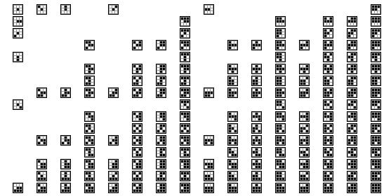 Pacamo jeu de la vie formes d'observation automate cellulaire bidimensionnelle